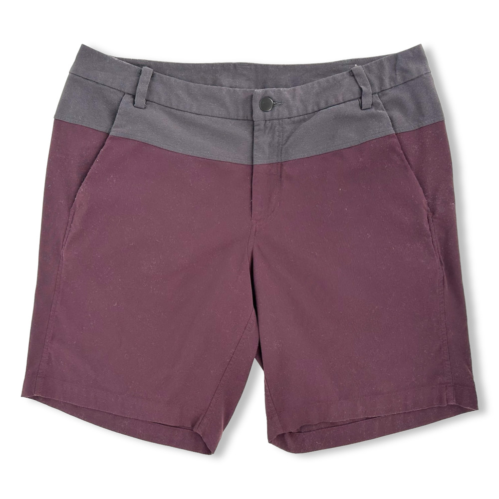 Lululemon | Mens Size 36 | Union Short 9" Inseam Chambray Bordeaux + Deep Coal